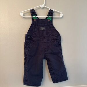 Fleece lined old navy overalls